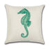 Linen Forest Fairy Tale throw pillow cover by AquaHaven Decor featuring woodland fairy and nature scene for home decor.