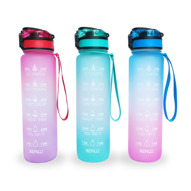 Tritan Sports Water Bottle with Bounce Cap, 1000ml