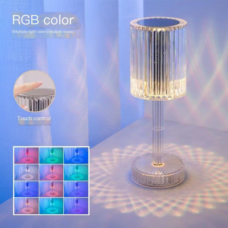 Minimalist RGB Remote-Controlled Desk Lamp for Gifting
