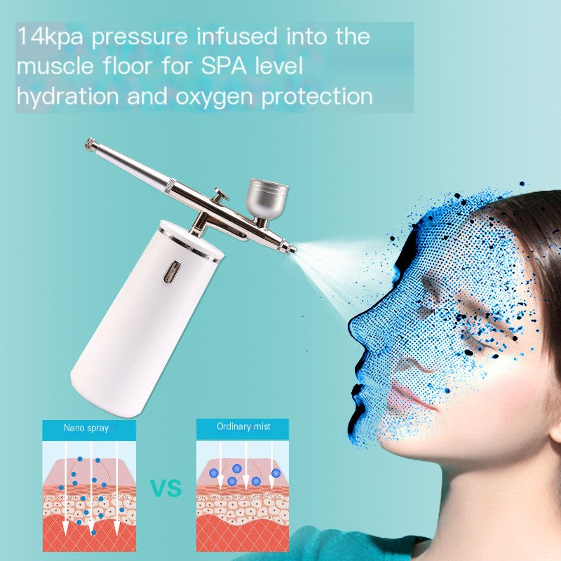 Oxygen Injection Beauty Device with Nano Mist Applicator