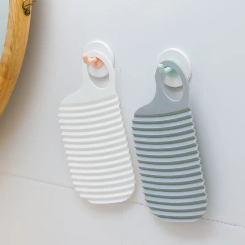 Mini Portable Plastic Hand-Held Laundry Washboard