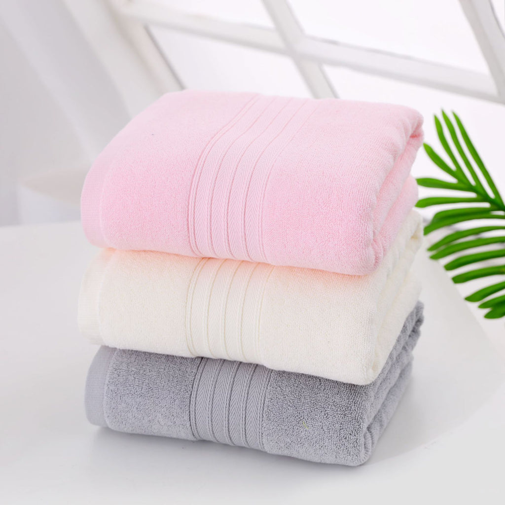 Soft Cotton Bath Towels with Custom Logo Embroidery