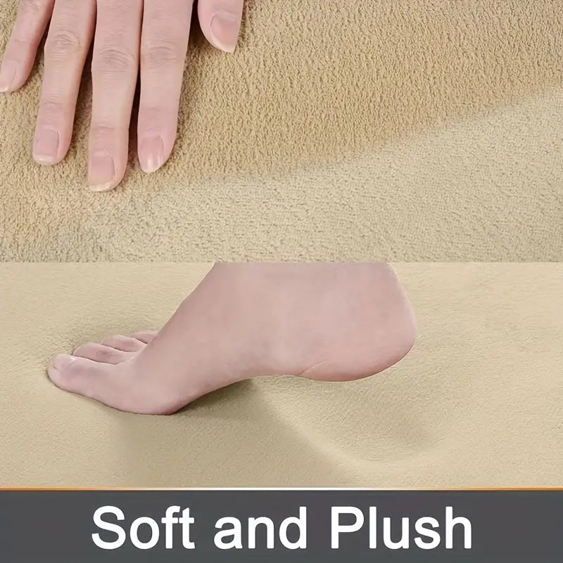 Memory Foam Bath Mat — Soft, Anti-Slip & Absorbent Coastal Bathroom Decor