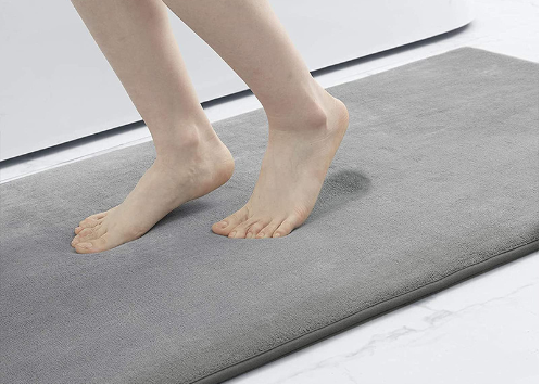 Memory Foam Bath Mat — Soft, Anti-Slip & Absorbent Coastal Bathroom Decor