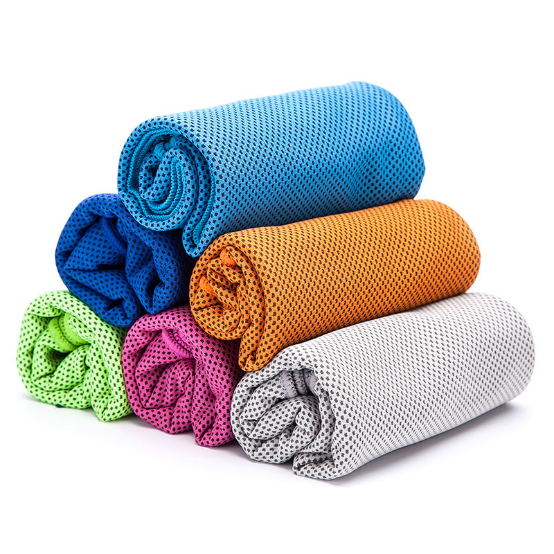 Microfiber Cooling Towel for Sports and Sweat Absorption