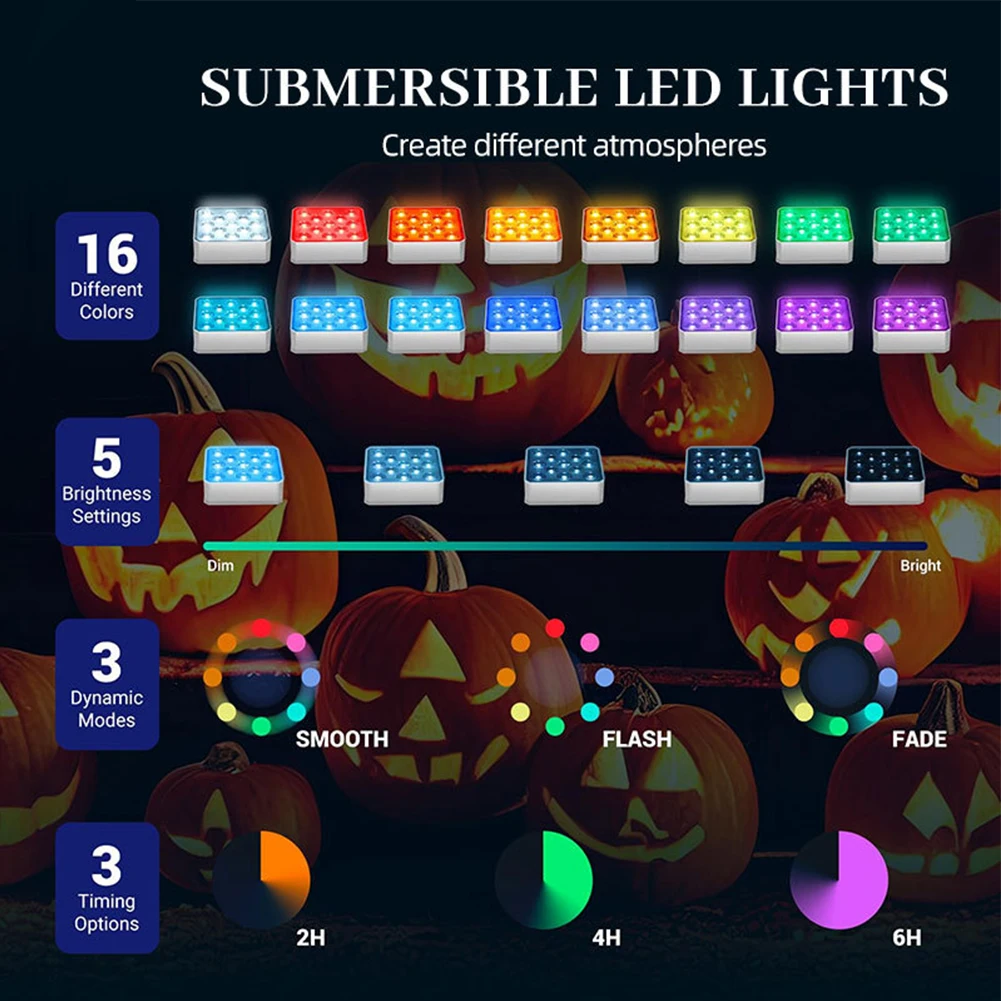 LED Remote Control Colorful Pool and Aquarium Lights