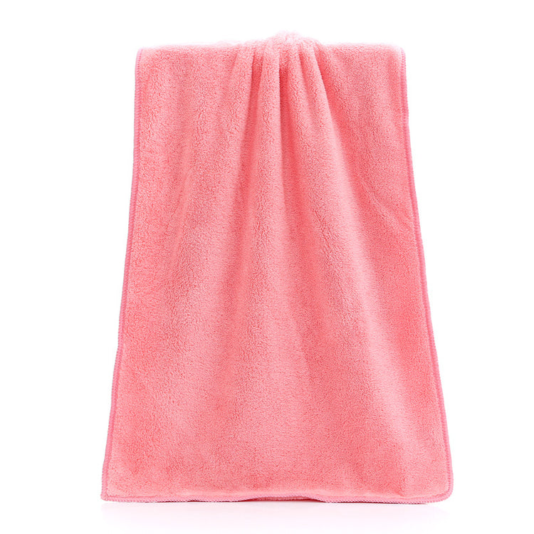 AquaHaven Decor coral fleece microfiber towel for beauty gifts, measuring 35x75cm, featuring soft coral fleece fabric.