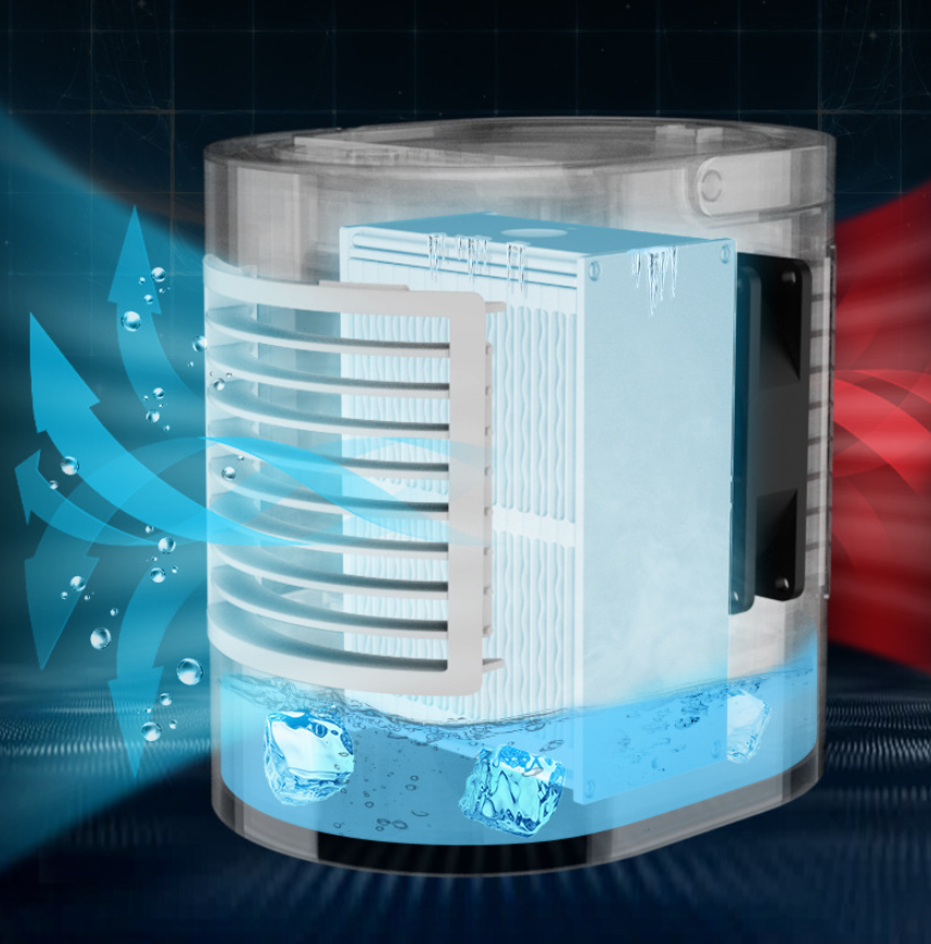 USB air cooler fan New European Style USB Mini Air Conditioner Fan