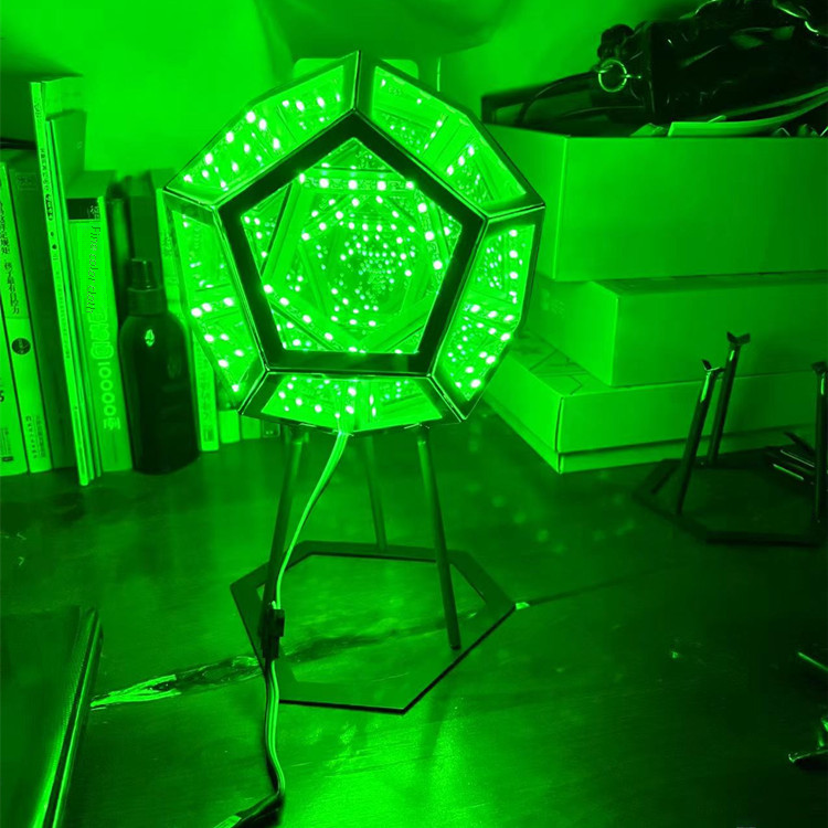 Infinity Dodecahedron Colorful Night Light Art Lamp