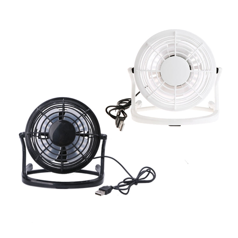 4-Inch USB Mini Fan - Quiet Desktop Fan for Students