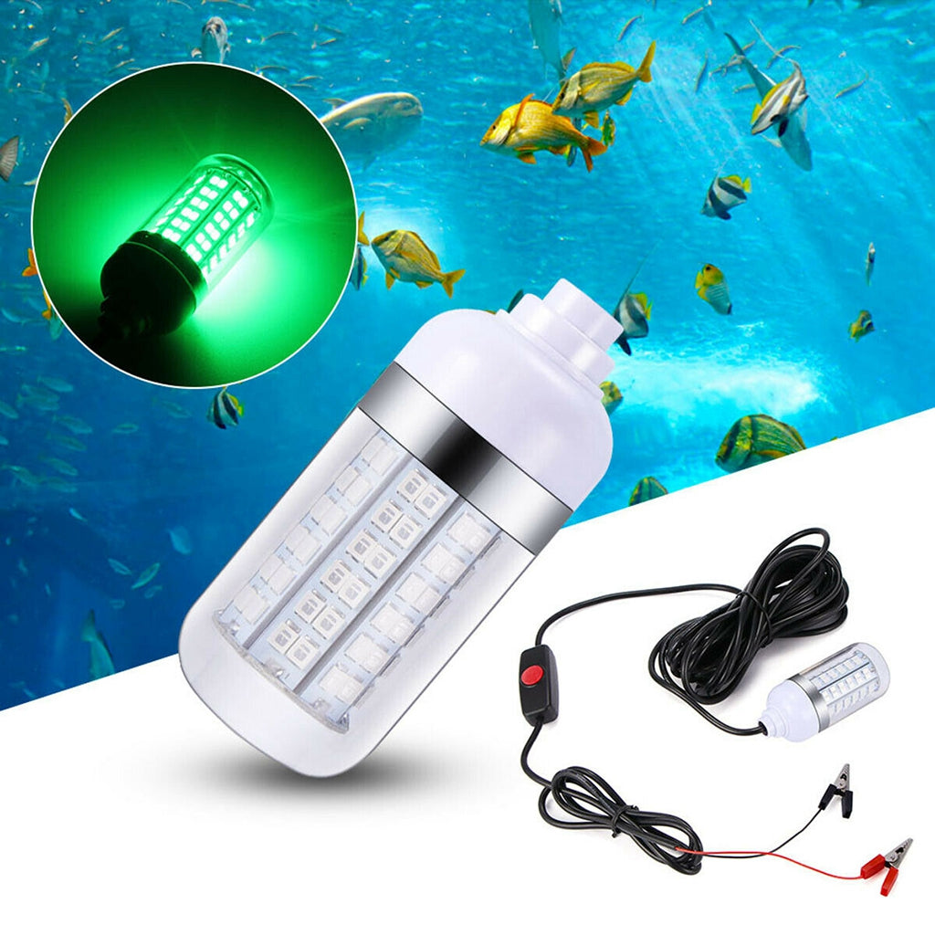 12V IP68 Underwater Fishing Light with 108 LEDs