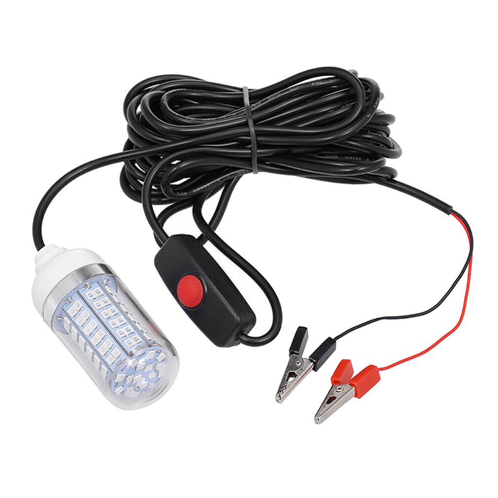 12V IP68 Underwater Fishing Light with 108 LEDs