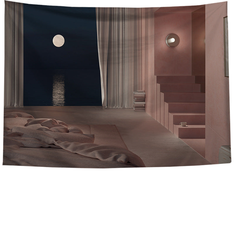 Fresh Scenic Printed Fabric for Room Makeover Background