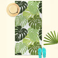 Abalone Leaf Pattern Quick-Drying Microfiber Beach Towel