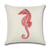 Linen Forest Fairy Tale throw pillow cover from AquaHaven Decor featuring woodland scene for home decor.