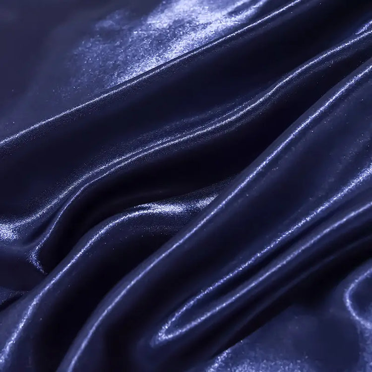 Soft satin pillowcases from AquaHaven Decor, set of 2, with smooth, shiny fabric and elegant design, pillow insert not included.