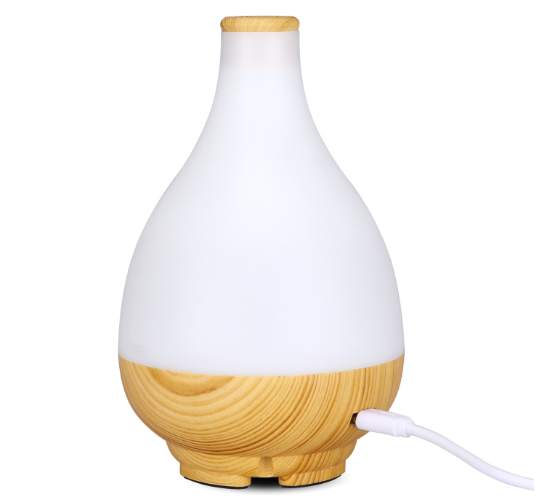 Ultrasonic Aroma Diffuser with Wood Grain 300ml