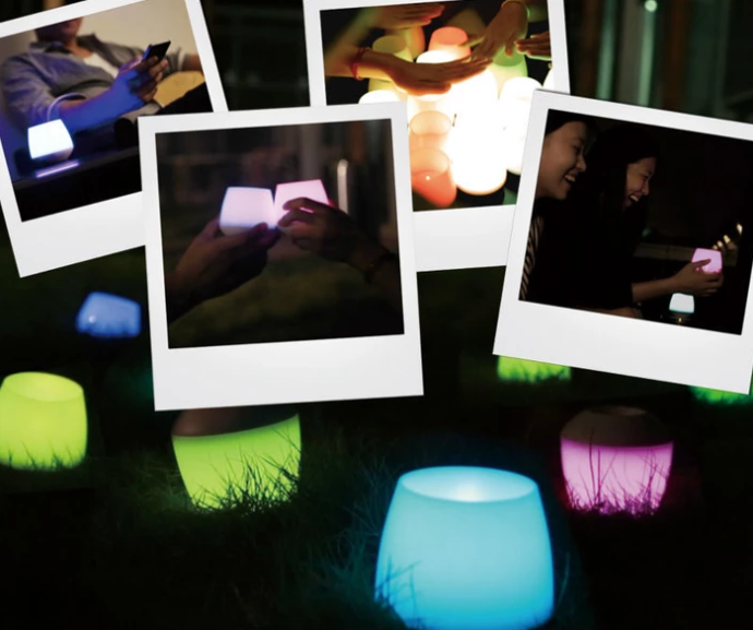 Coastal-beach Color-Changing LED Candle