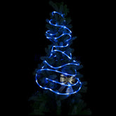 AquaHaven Decor solar string lights with waterproof coastal design, outdoor home and Airbnb decor, hanging along a patio.