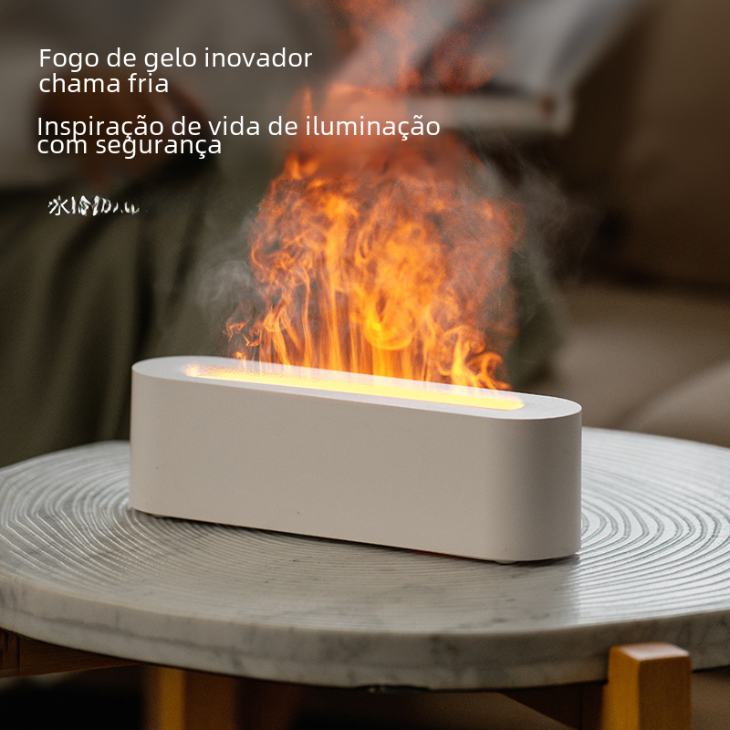 USB Aroma Diffuser with Colorful Flame Effect