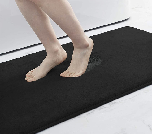 Memory Foam Bath Mat — Soft, Anti-Slip & Absorbent Coastal Bathroom Decor