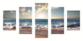 Seascape Diamond Painting, Five-Panel Diamond Art