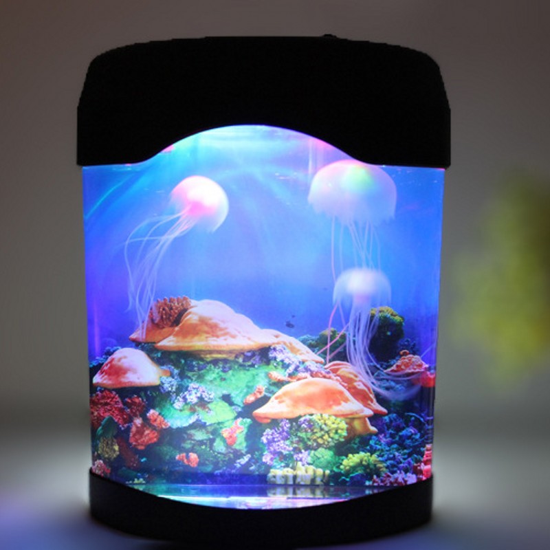 Jellyfish Aquarium Lamp — Ocean Decor for Home & Airbnb