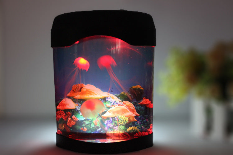 Jellyfish Aquarium Lamp — Ocean Decor for Home & Airbnb