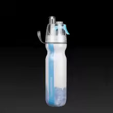 Summer Cool Spray Cycling Water Bottle with Insulation