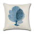 Linen Forest Fairy Tale throw pillow cover by AquaHaven Decor featuring woodland scene for cozy home decor.