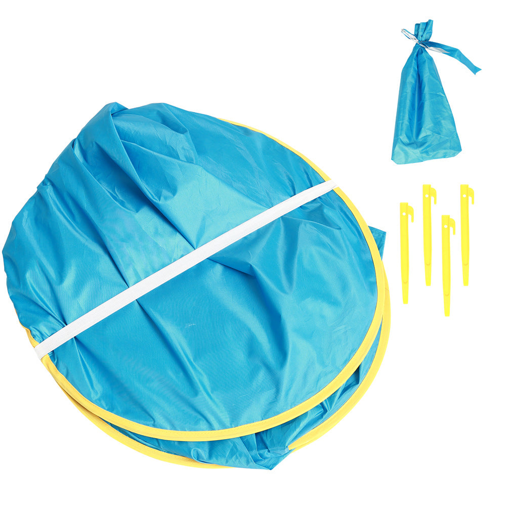 Automatic Pop-Up Kids Water Pool with Removable Tent