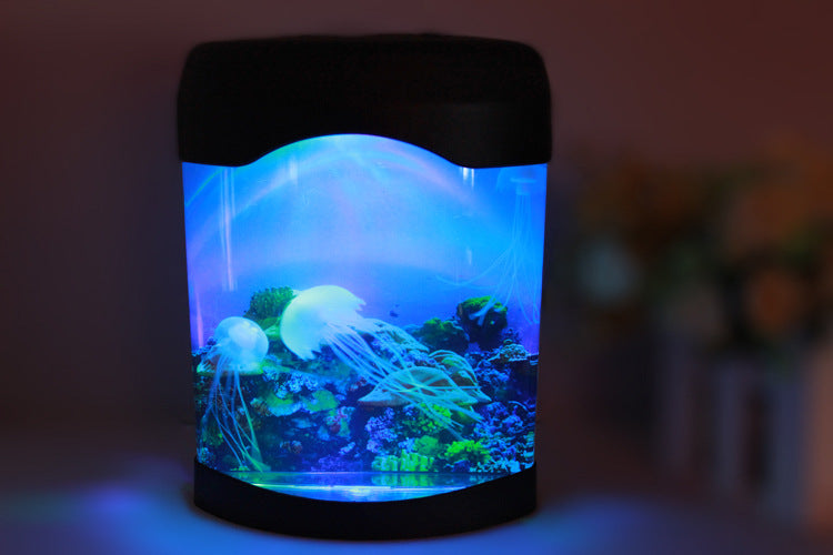 Jellyfish Aquarium Lamp — Ocean Decor for Home & Airbnb