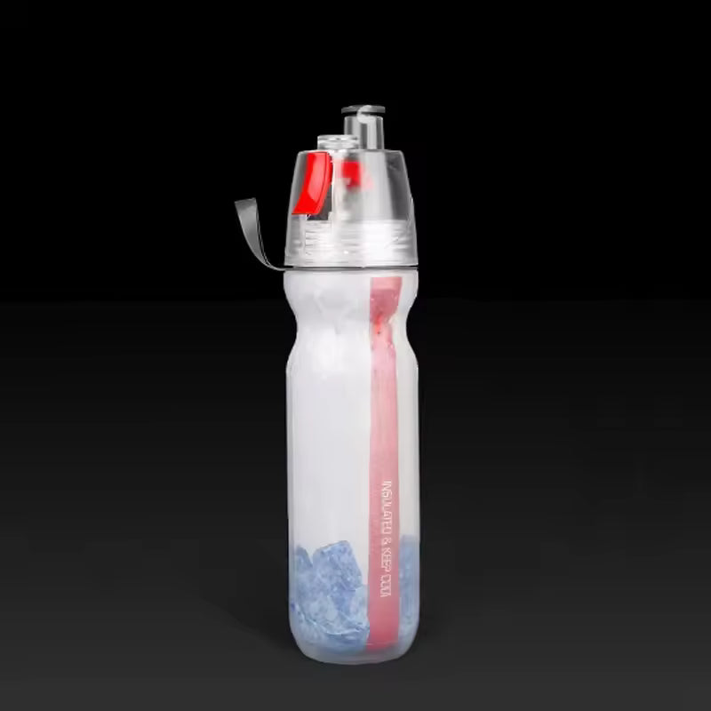 Summer Cool Spray Cycling Water Bottle with Insulation