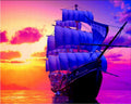 Sailboat Diamond Painting Decorative Artwork