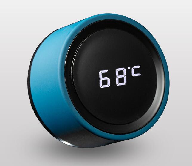 Smart Insulated Cup with Temperature Display, Stainless Steel