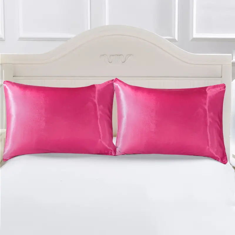 Soft Satin Pillowcases - Set of 2 (Pillow Insert Not Included)
