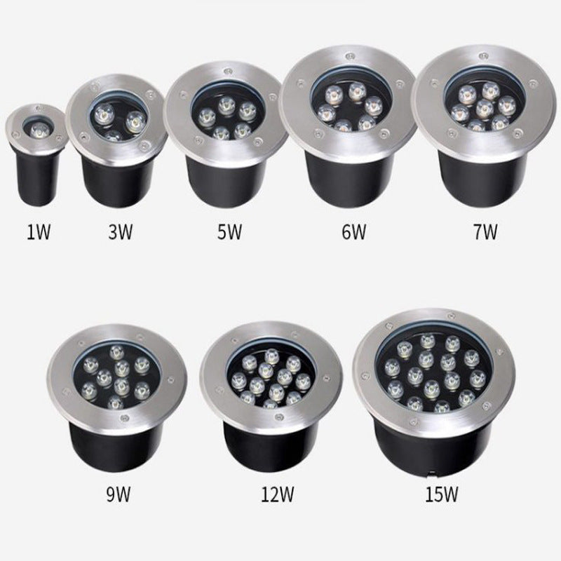 LED Underwater Light, RGB Buried Ground Light (9W-24W)