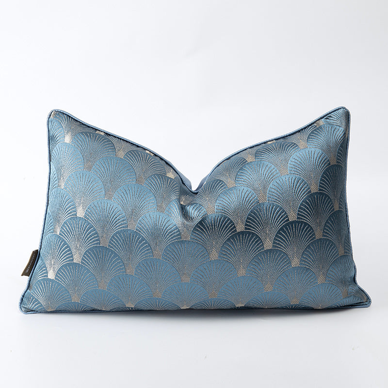 Blue and White Patchwork Cushions for Sofa Decor