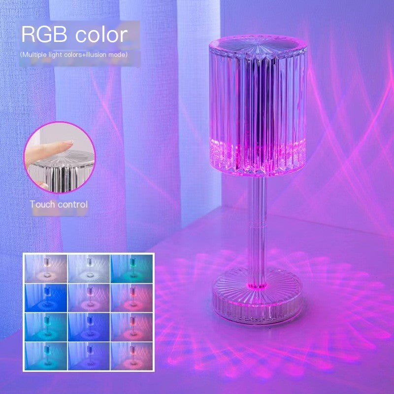 Minimalist RGB Remote-Controlled Desk Lamp for Gifting