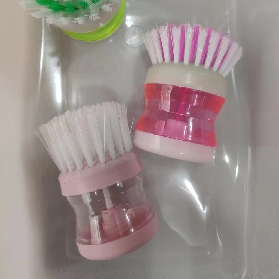 Creative Plastic Kitchen Pot Cleaning Brush Tool