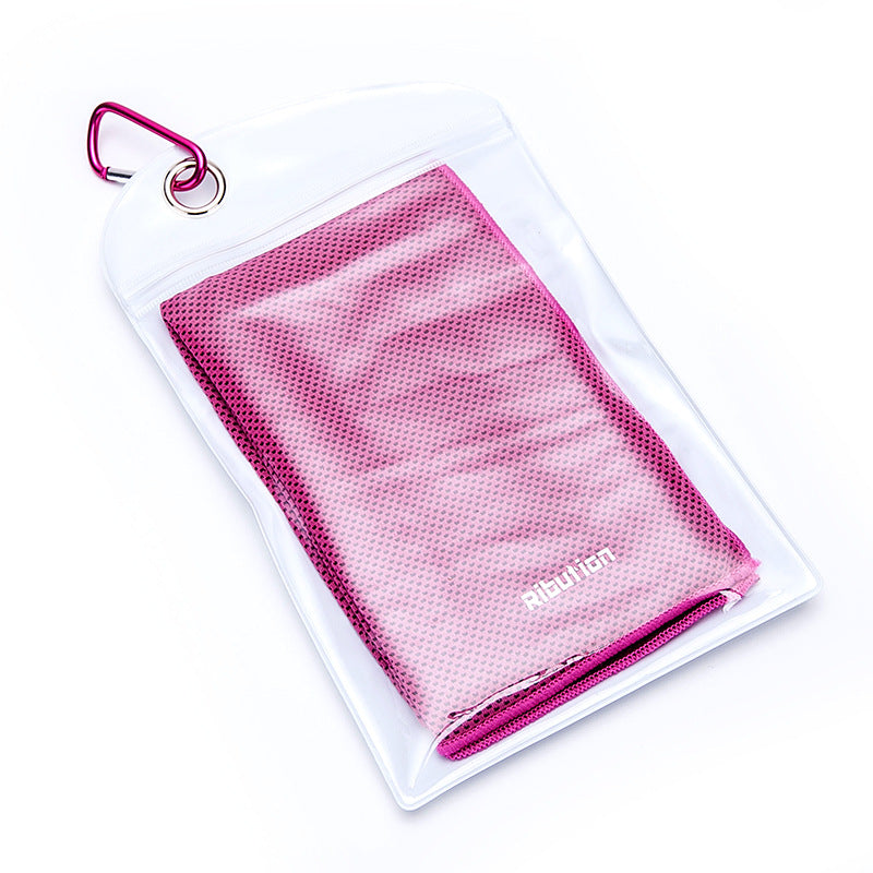 Microfiber Cooling Towel for Sports and Sweat Absorption