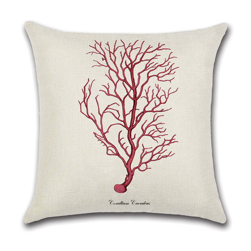 Linen Forest Fairy Tale Throw Pillow Cover for Home Decor