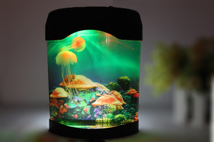 Jellyfish Aquarium Lamp — Ocean Decor for Home & Airbnb