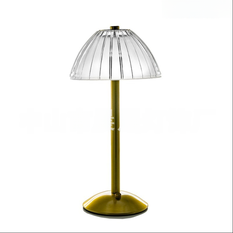 2023 Metallic LED Crystal Touch Table Lamp for Home