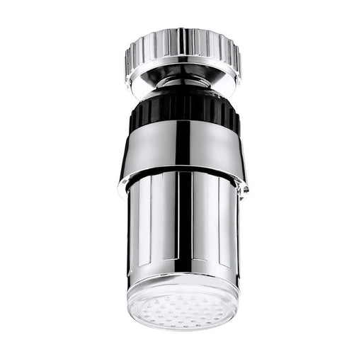 360-Degree Rotating LED Water Faucet with Temperature Control