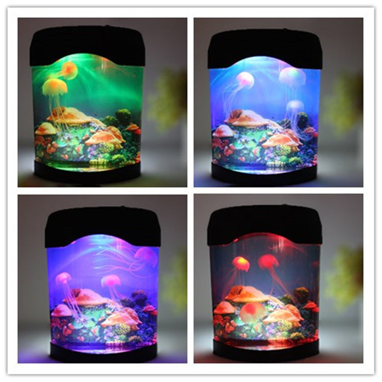 Jellyfish Aquarium Lamp — Ocean Decor for Home & Airbnb