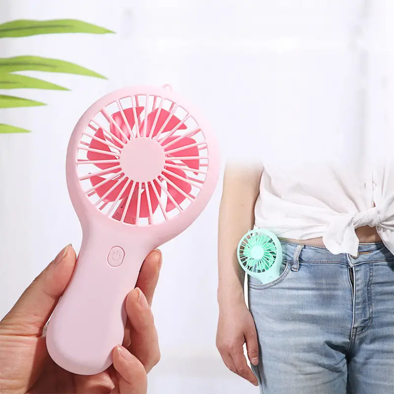 USB Mini Handheld Fan - Convenient and Ultra-Quiet