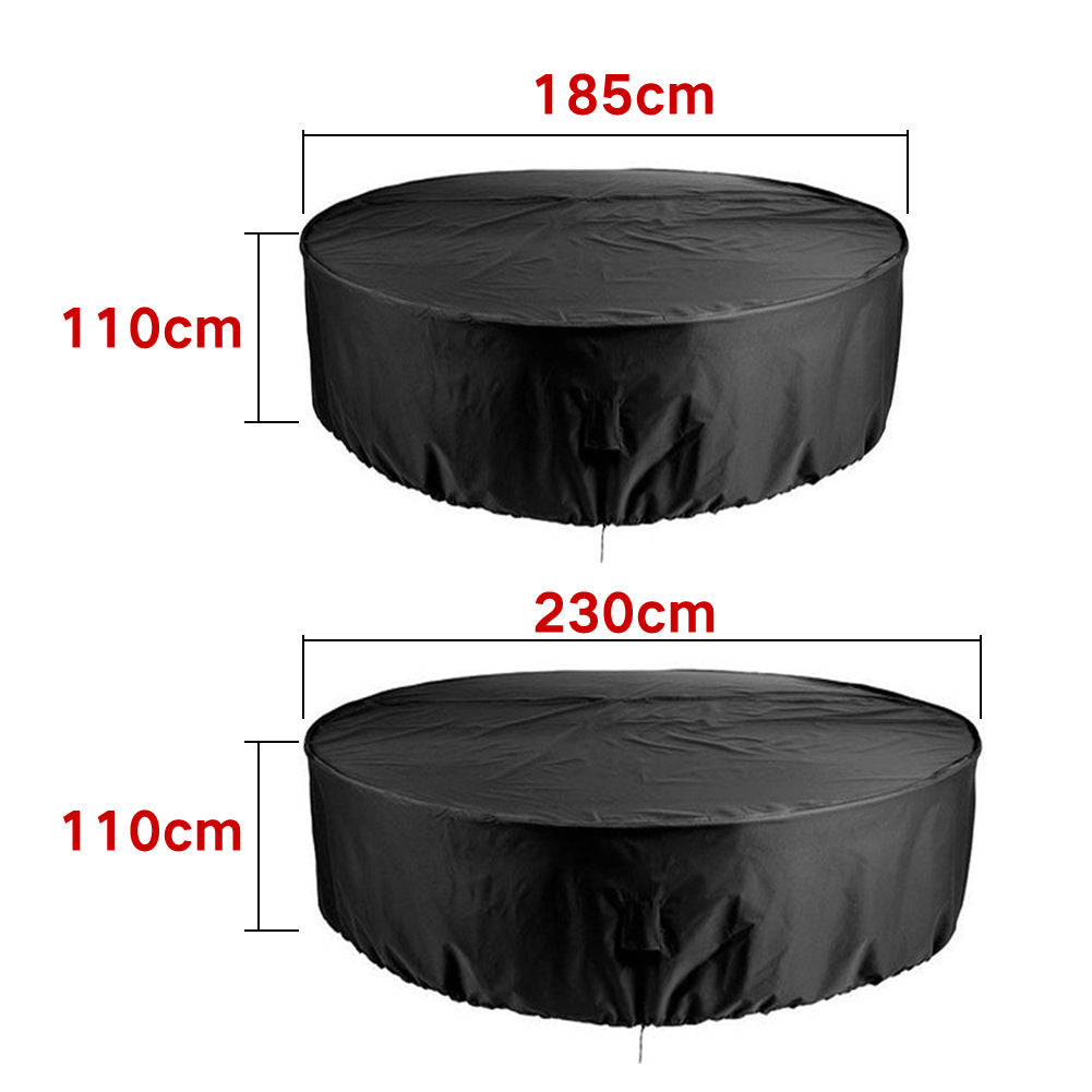 dustproof table cover 210D Oxford Cloth Outdoor Round Table Cover