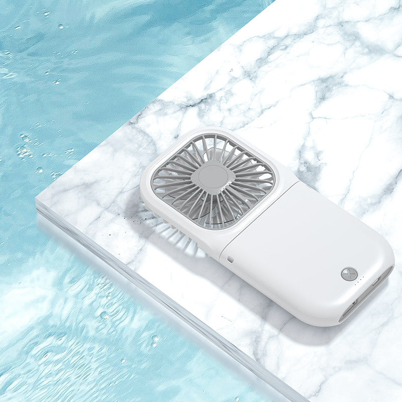 Portable Neck-Hanging Folding Fan for Office Use