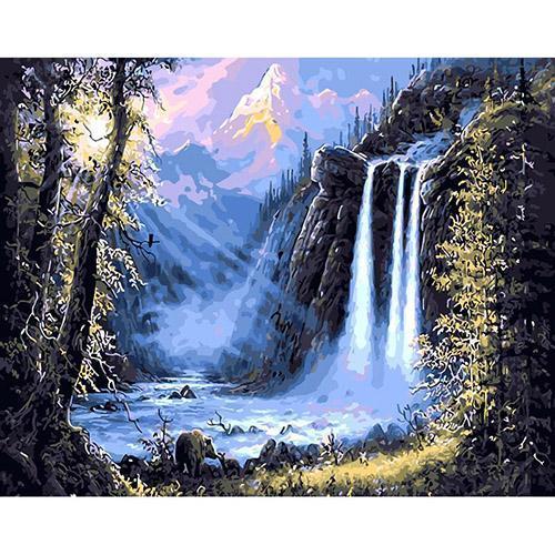 DIY Scenic Landscape Digital Oil Painting
